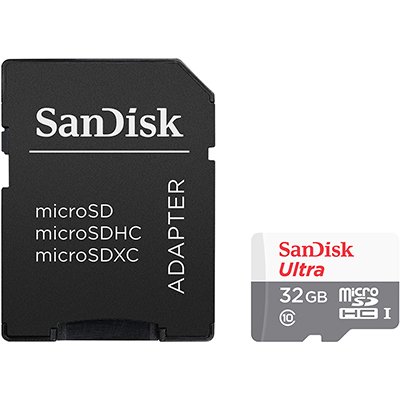 Cartão De Memória Micro Sd 32Gb C/ Adaptador