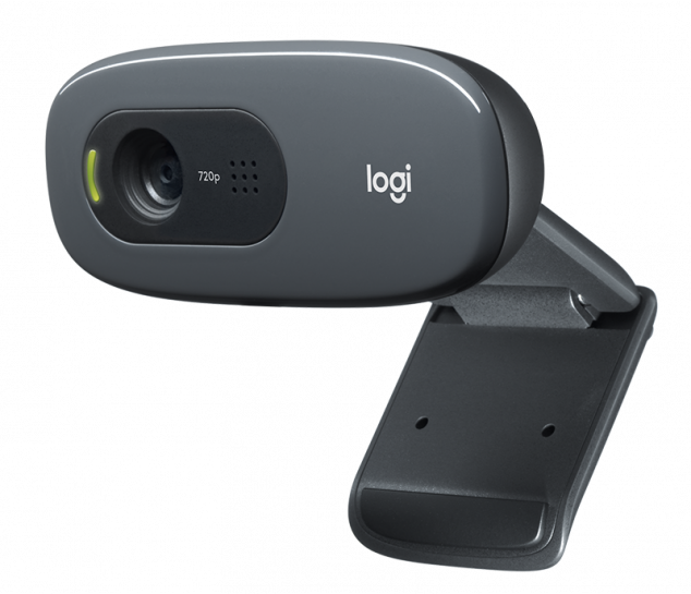 Câmera Webcam Hd Logitech 720P