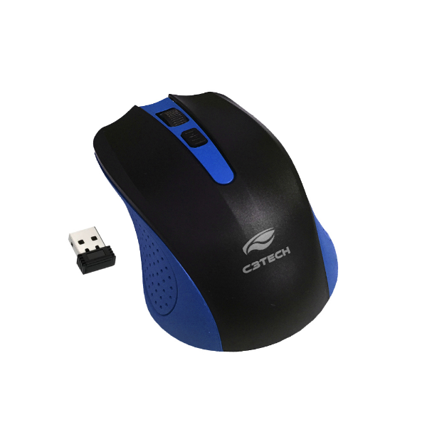 Mouse Sem Fio C3Tech M-W20BL Azul