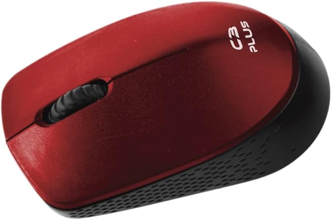 Mouse Sem fio C3Tech M-W17RD Vermelho