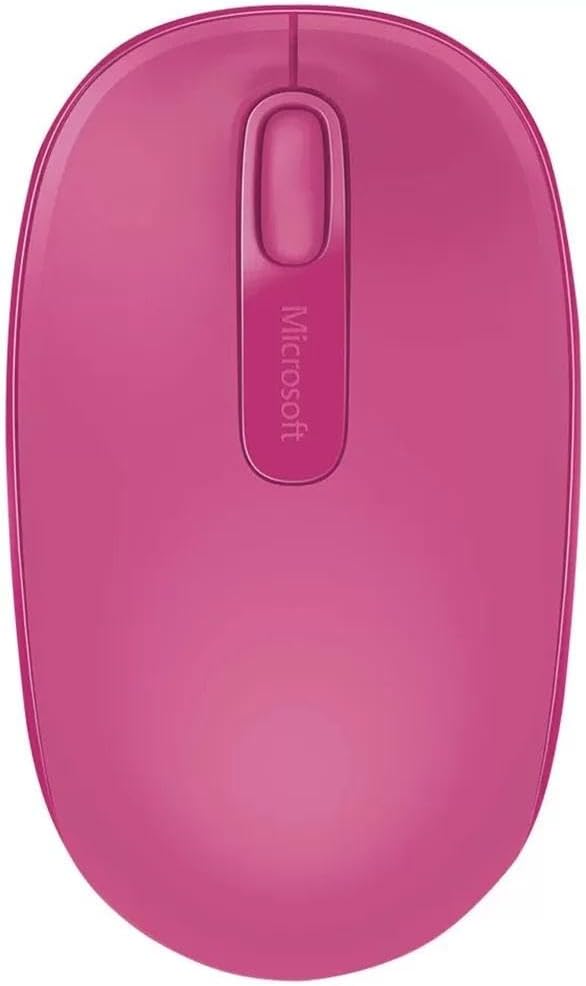 Mouse sem fio Microsoft Wireless 1850 Rosa