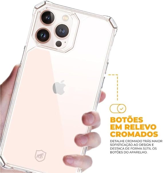 Capa Gorila Clear Proof Iphone 15 Pro Max