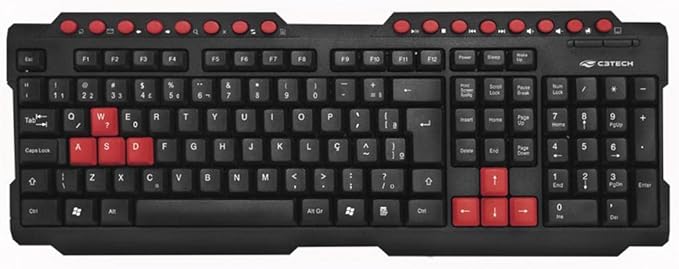 Kit Teclado e Mouse Gamer C3Tech GK-20 USB