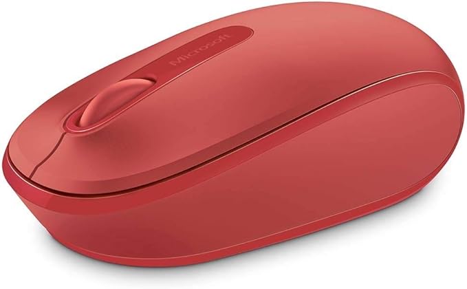 Mouse sem fio Microsoft Wireless 1850 Vermelho