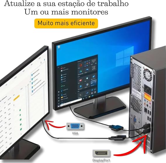 Adaptador Display Port - VGA