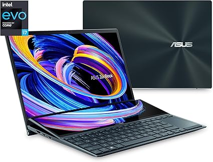 Notebook Asus Zenbook Duo UX482E i7 1195G7 16GB 512GB 14" OLED FullHD