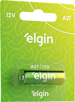 Pilha 12v A27 Alcalina Elgin