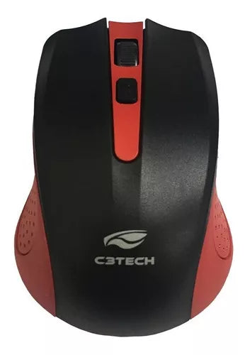 Mouse Sem Fio C3Tech M-W20RD Vermelho