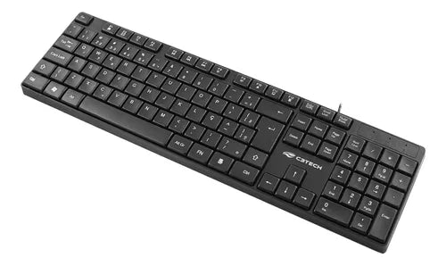 Teclado USB C3Tech KB-M11BK - 2 Metros