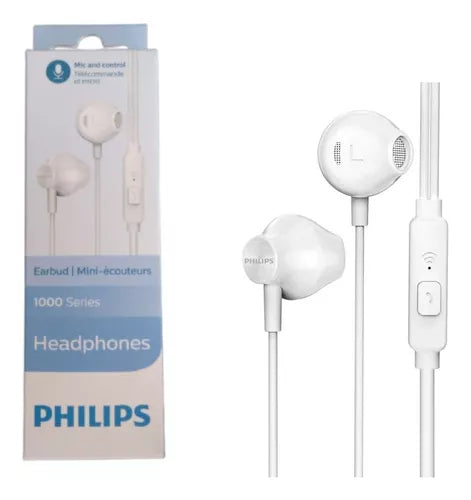 Fone de Ouvido Philips TAUE101 Branco