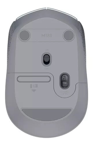 Mouse sem fio Logitech M170 - Prata