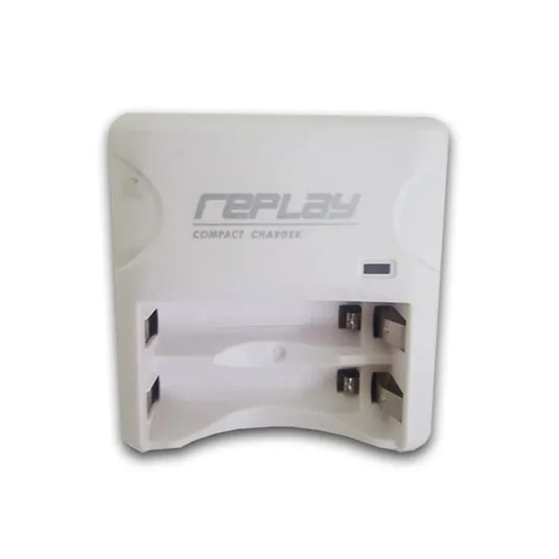 Carregador de Pilhas AA AAA Replay p/ 2 pilhas